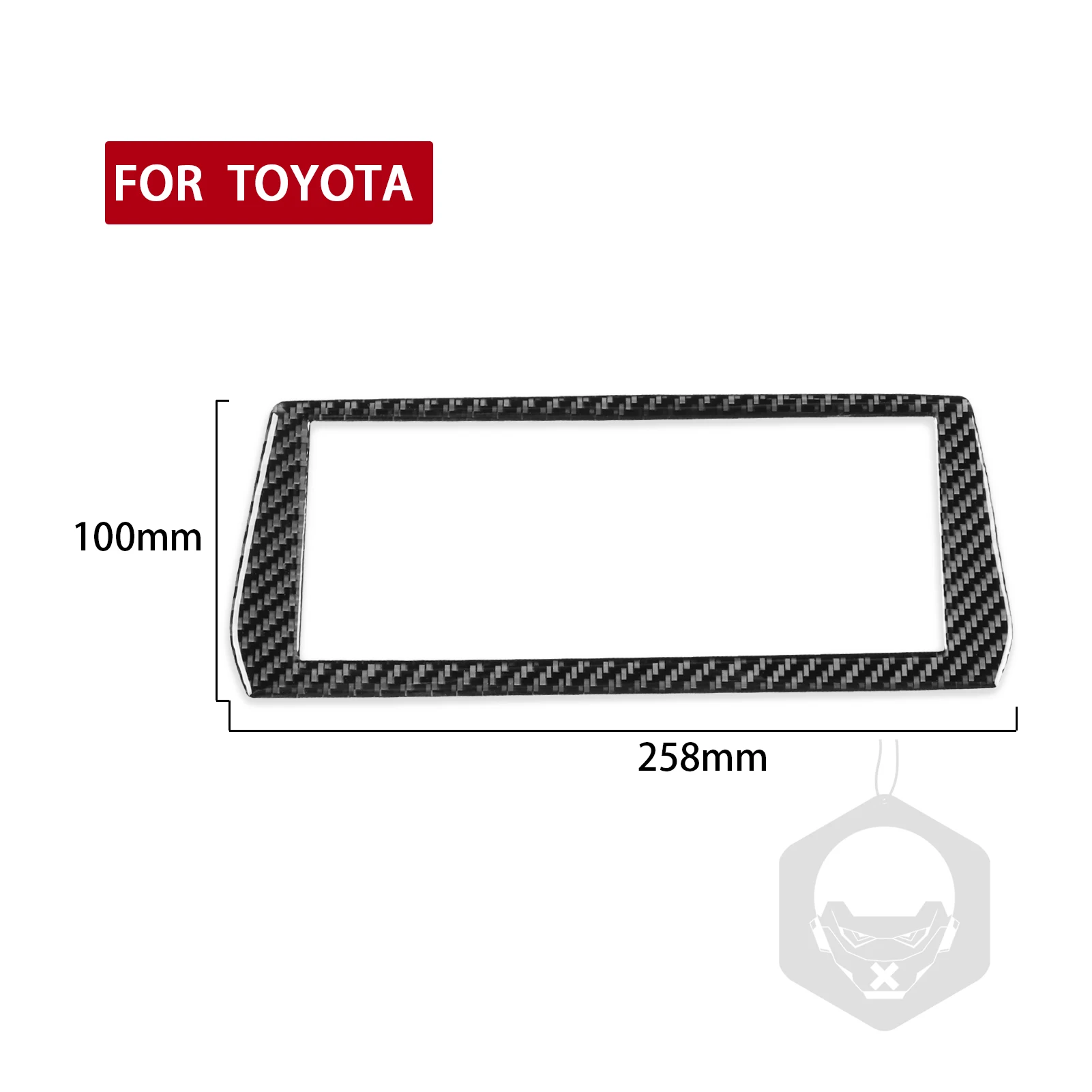 Carbon Fiber Car Accessories Navigation Decorative Interior Cover Modified Trim Sticker For Toyota GR Supra A90 MK5 2019-2024 - view 5