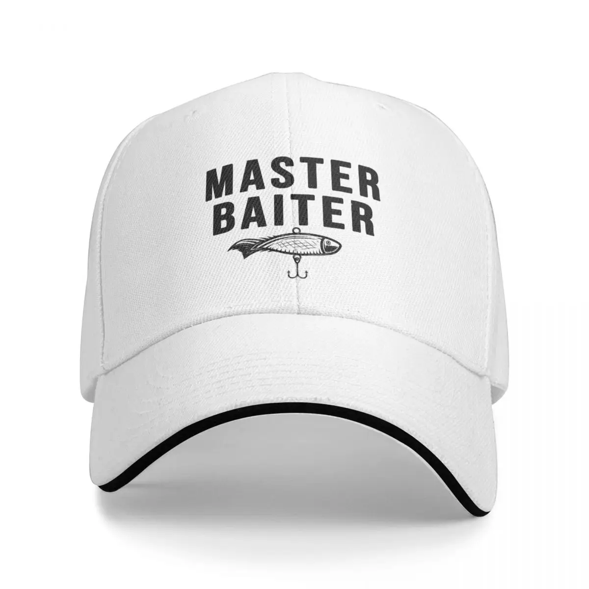 Master Baiter - Funny Fishing Quotes Baseball Cap Snapback Cap Sports Cap custom Hat Golf Men Women's