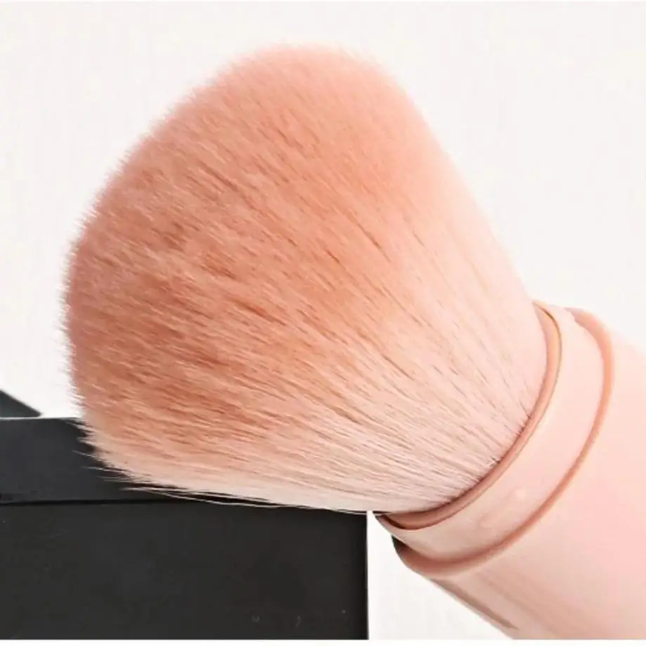 4-in-1 格納式化粧ブラシ ポータブル 4 個/セット 旅行用品 アイシャドウパウダー ミニ化粧ツール メイクブラシ