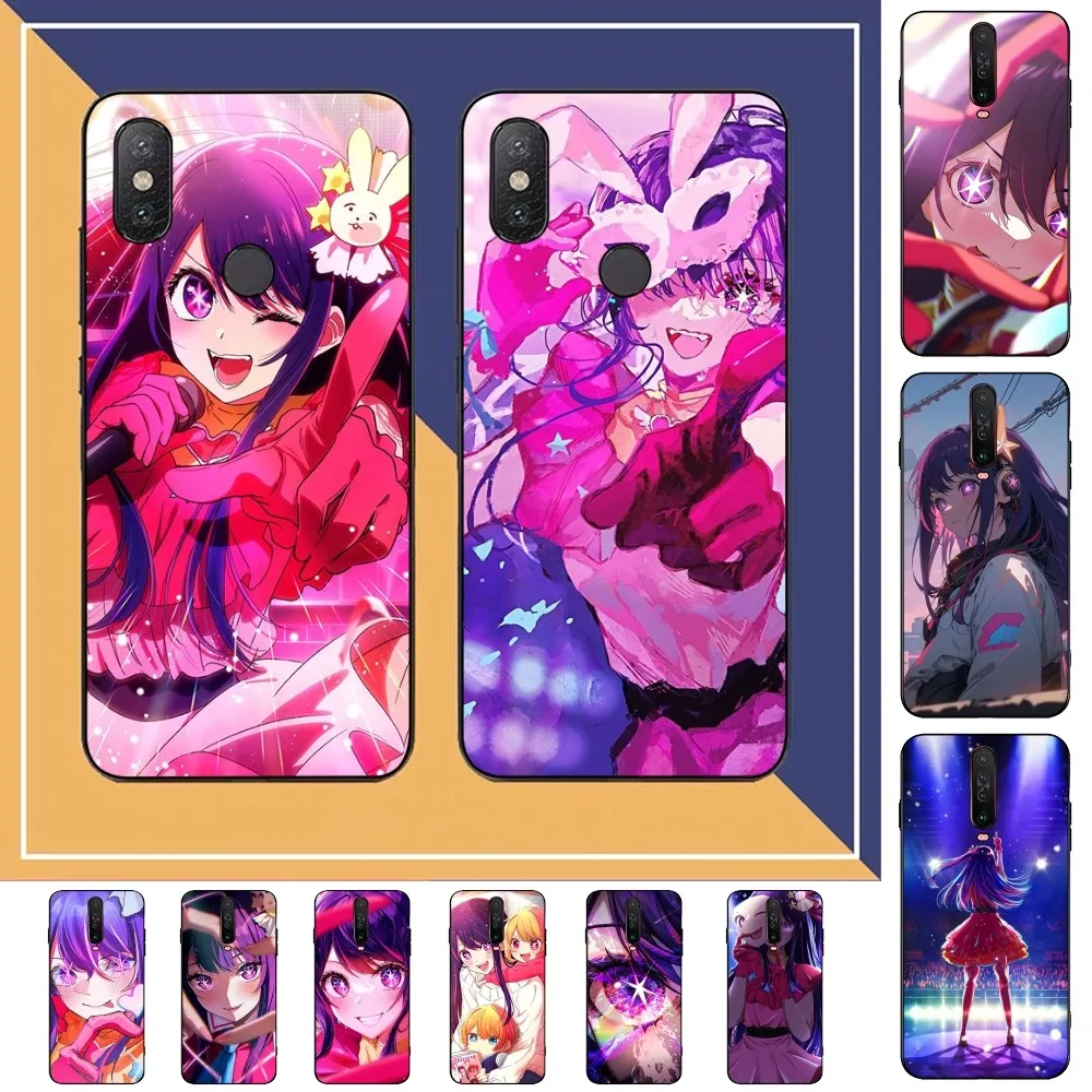 Anime Oshi no Ko Hoshino Ai Phone Case For Redmi Note 4 X 5 A 6 7 8 T 9 9S 10 11 11S 11Epro Poco M3 pro