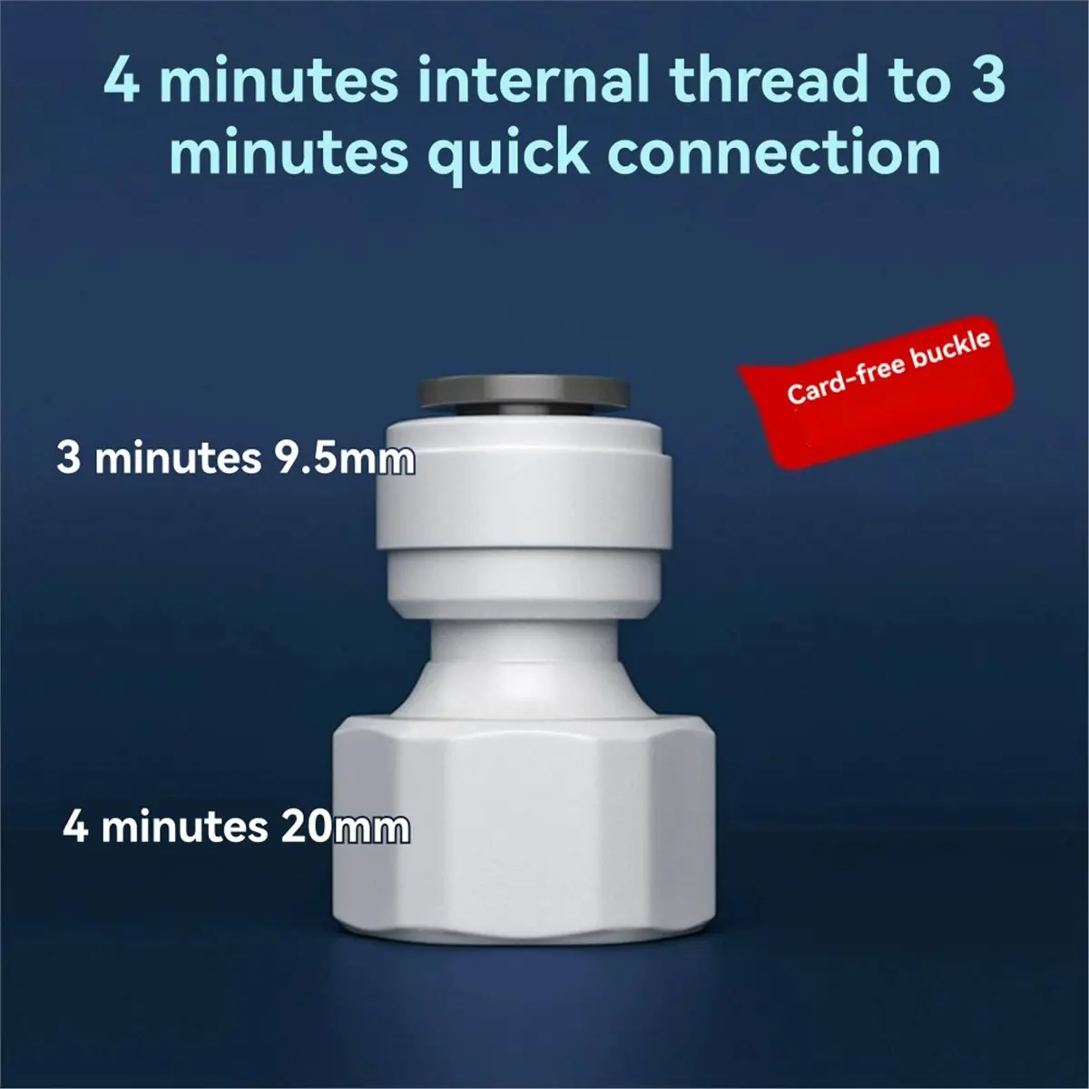 Kit de encaixe de tubo de água com conector rápido de 10 peças para purificadores de água e filtros