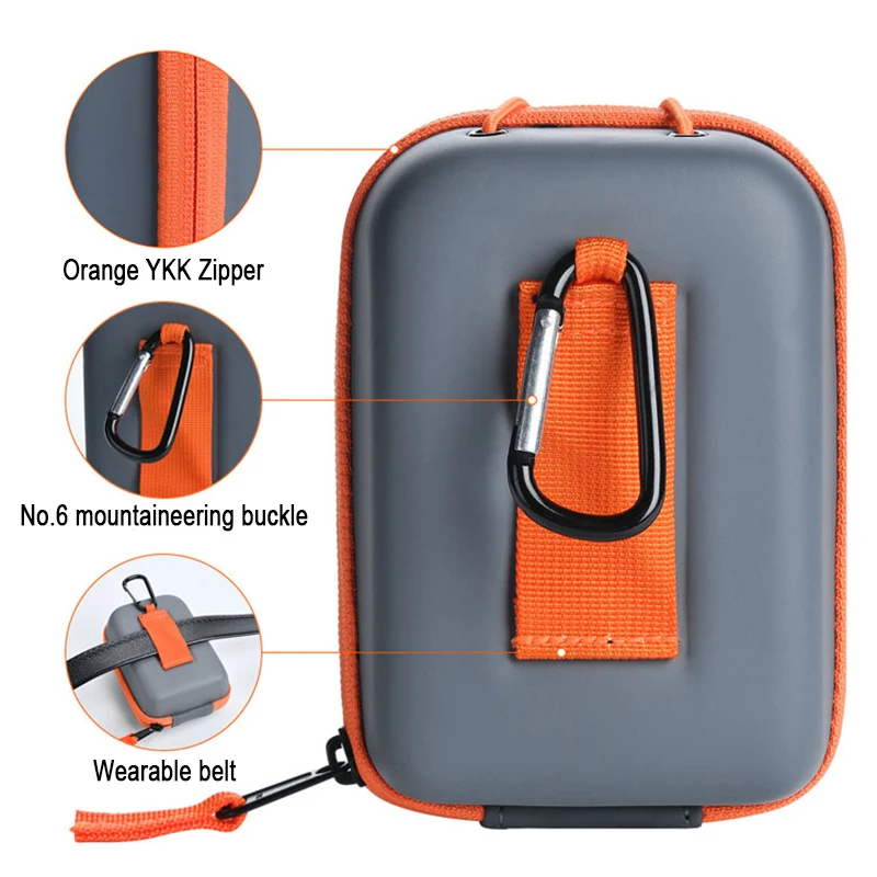 Golf Bag Portable Golf Rangefinder Organizer Golf PU Rangefinder Pouch Instrument Shockproof Golf Waist Packs