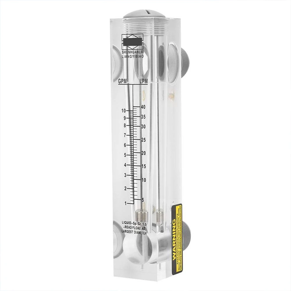 LZM-25 Acrylic Plexiglass Liquid/Gas Flowmeter 15-35 GMP & 50-130 LPM,25-250 m³/h 9 Sizes 1