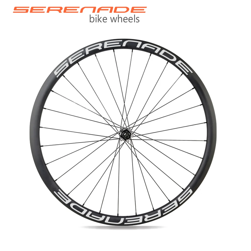 Serenade D411-D412 speed shadow full carbon disc wheel: D411-D412 model, the road bicycle wheel set is fast as the wind when rid