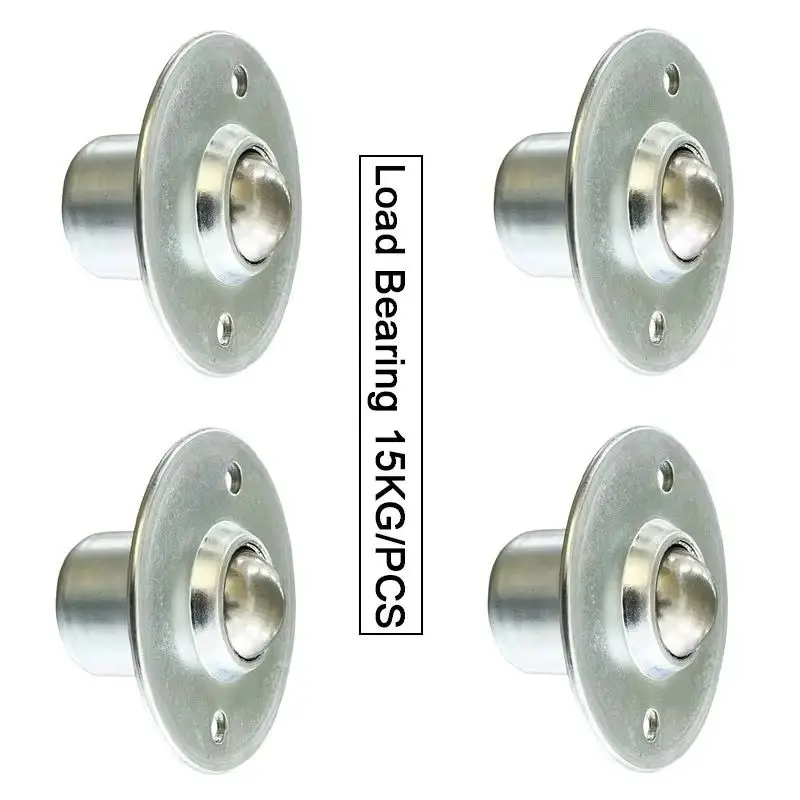 

Cheap 10PCS Precision Conveying Universal Ball Bearing Transfer Unit Conveyor Rollers Casters Bull's Eye Wheels Loading 15KG/PCS