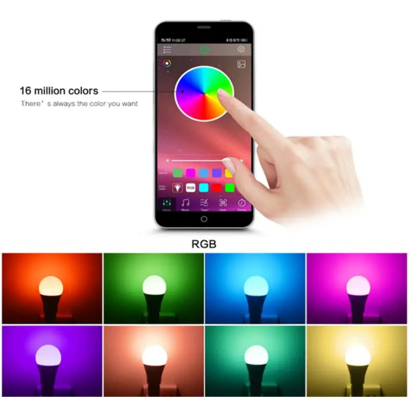 Smart WiFi LED Bulb E14 Candel Light 5W 220V Dimmable RGB Lamp APP Voice Control Support Alexa Google Home Cozylife