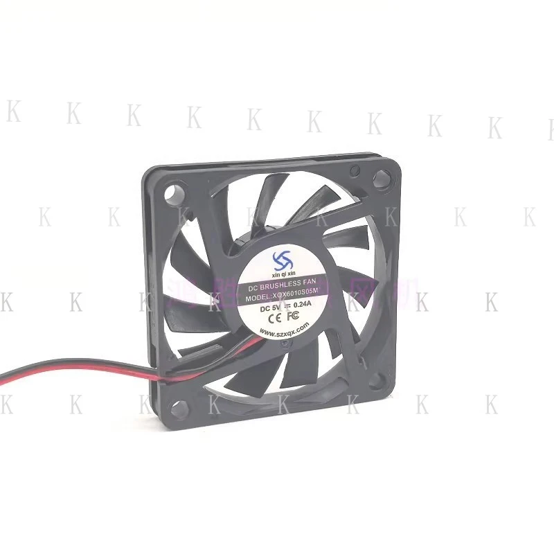 C  FOR  1PCS xinqixin XQX6010S05M 6010 5V 0.24A Ultra Thin Quiet DC Cooling Fan