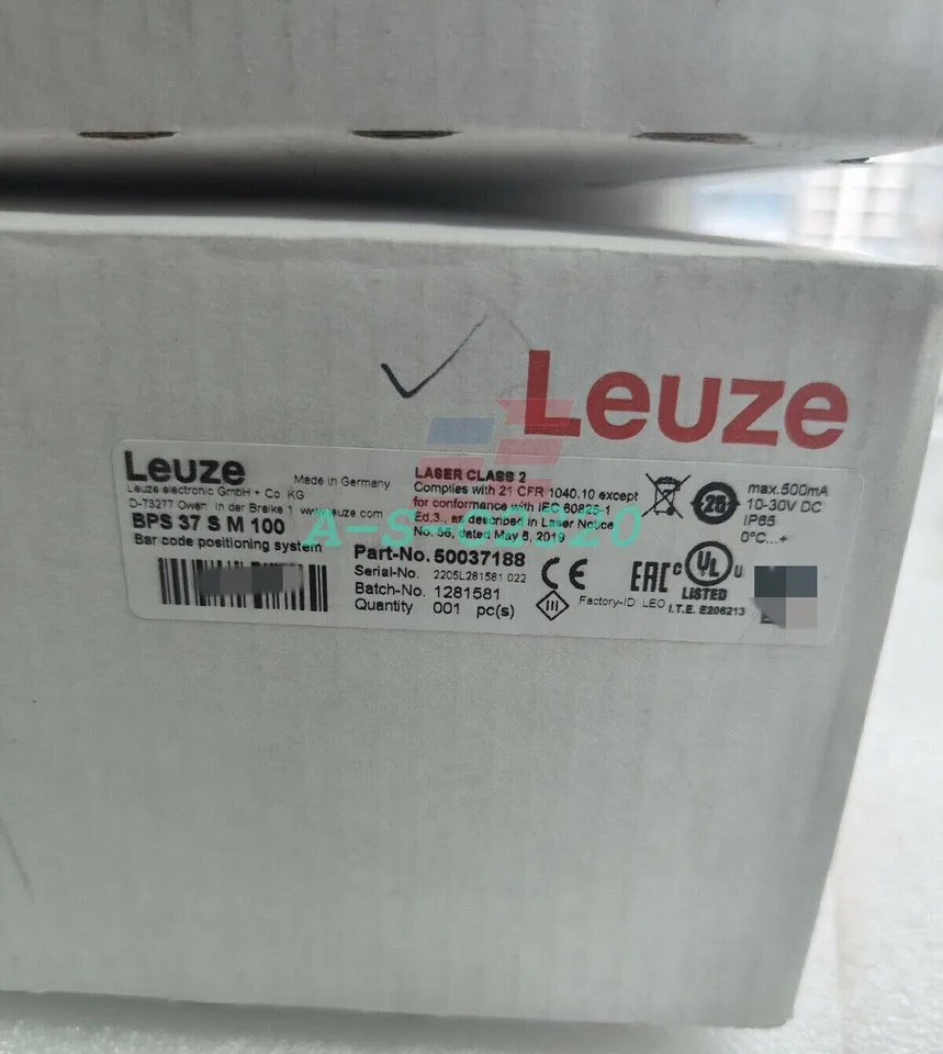 Leuze BPS 37 S M 100 Brand New Barcode