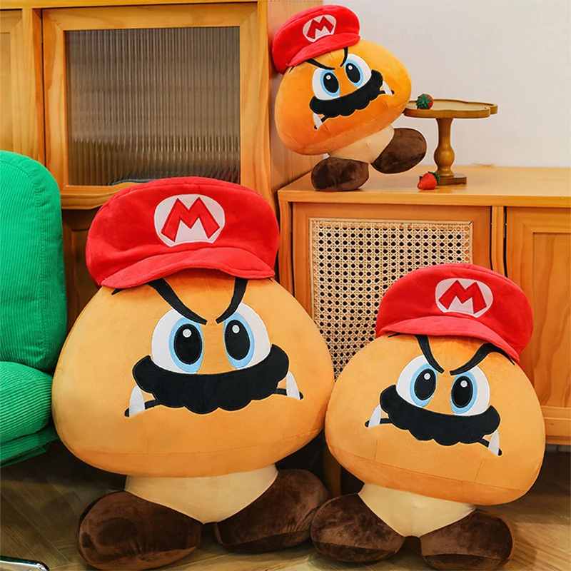 

New Kawaii Plush Mario Stuffed Doll Mushroom Costume Super Mary Toy Kids Birthday Xmas Gift for Children Mario Plushie Prize