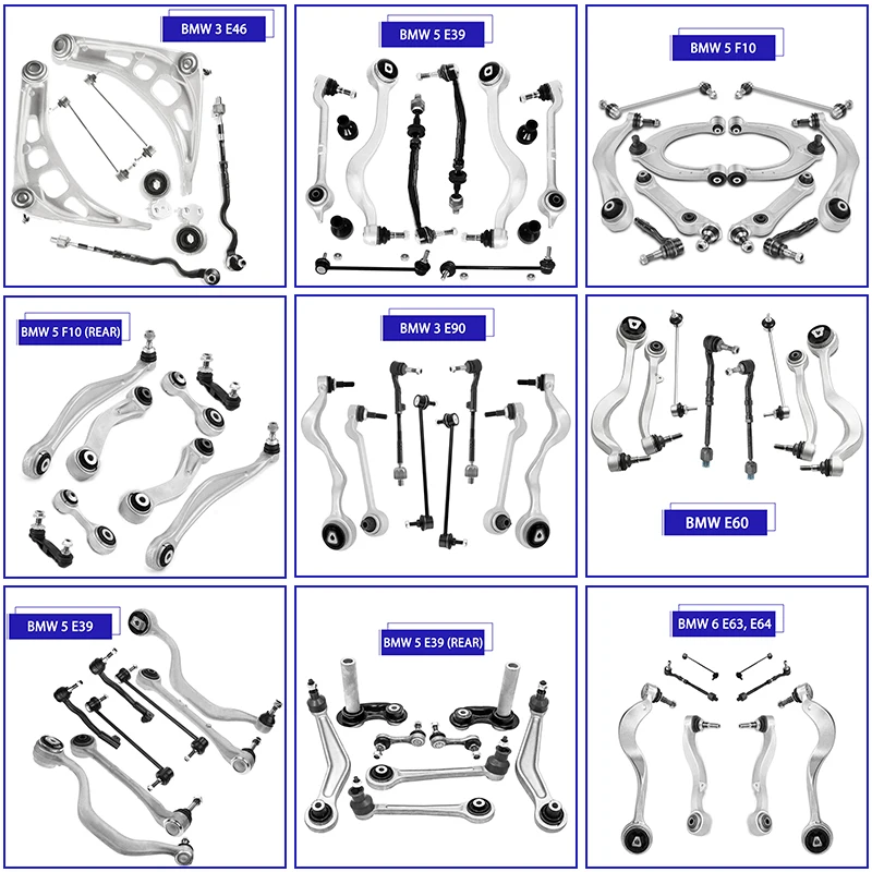 

Rear Front Lower Upper Control Arm Kit for BMW E39 E60 E90 F30 F10 G30 F02 G11 Control Arm Car Accessories