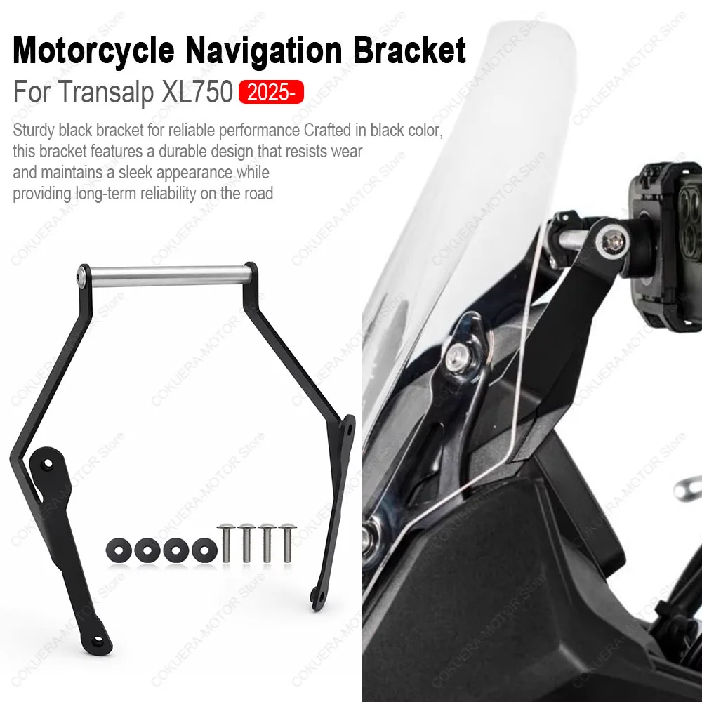 XL750 Modified motorcycle navigation fixed crossbar multifunctional equipment expansion bracket For Transalp XL750 2025-