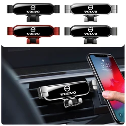 Car Gravity Cell Phone Holder Accessories For Volvo XC60 XC90 S60 V40 V50 V60 XC40 V70 V90 S90 T6 S80 C30 S40 XV40