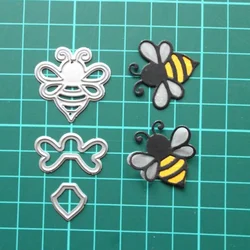 Crazyclown Bees Metal Cutting Dies for DIY Scrapbook Cutting Die Paper Cards Embossed Decorative Craft Die Cut New