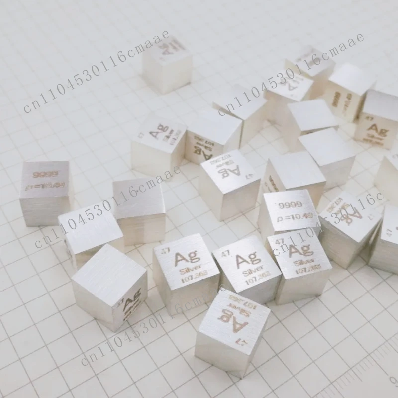 garden-tools-1-piece-999-purity-pure-silver-ag-10mm-cube-carved-element-periodic-table-polished-model