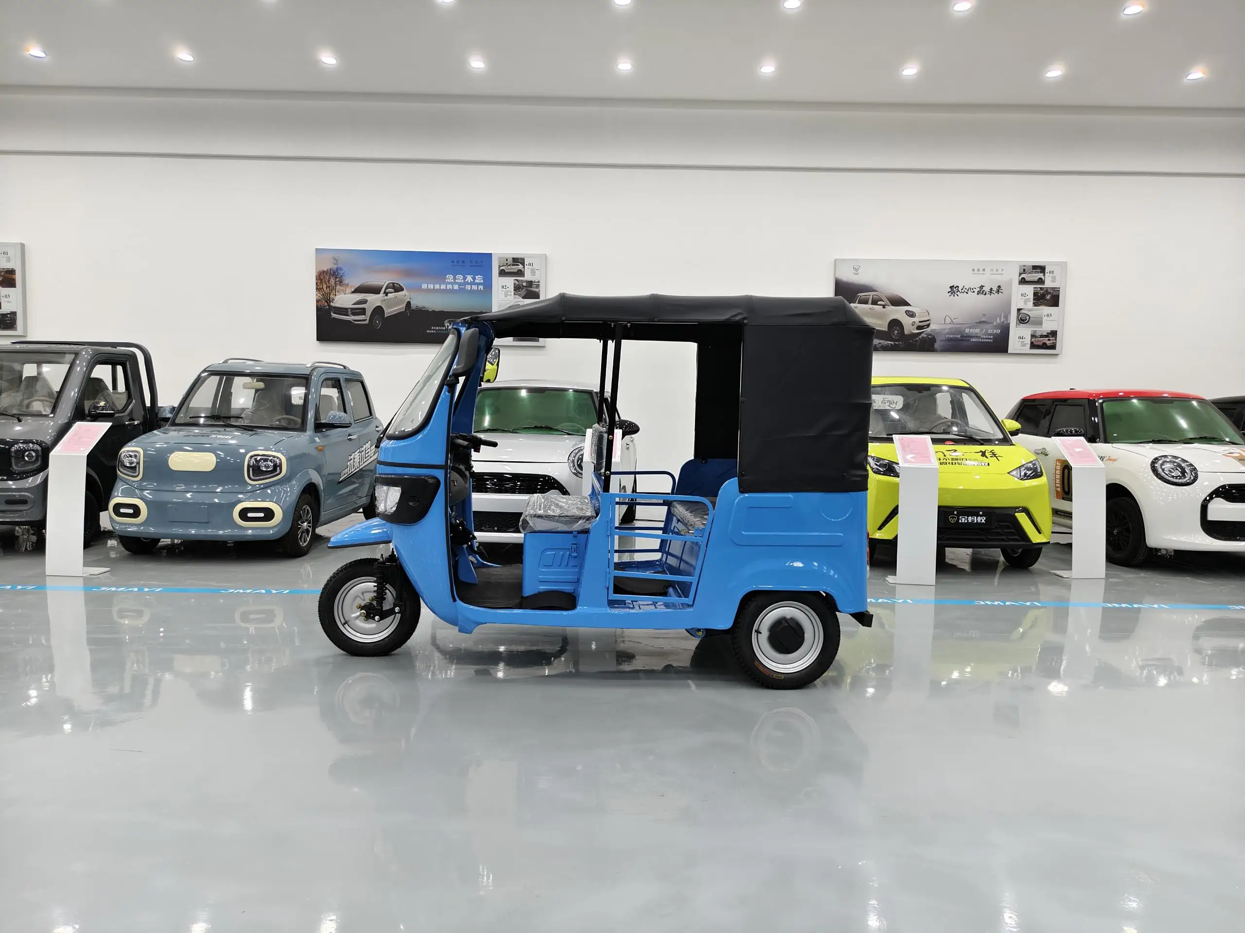 KEYU Best-sellers Colors Can Be Customized 3kw Four Seats Electric Tuk Tuk China for Passenger Transportation