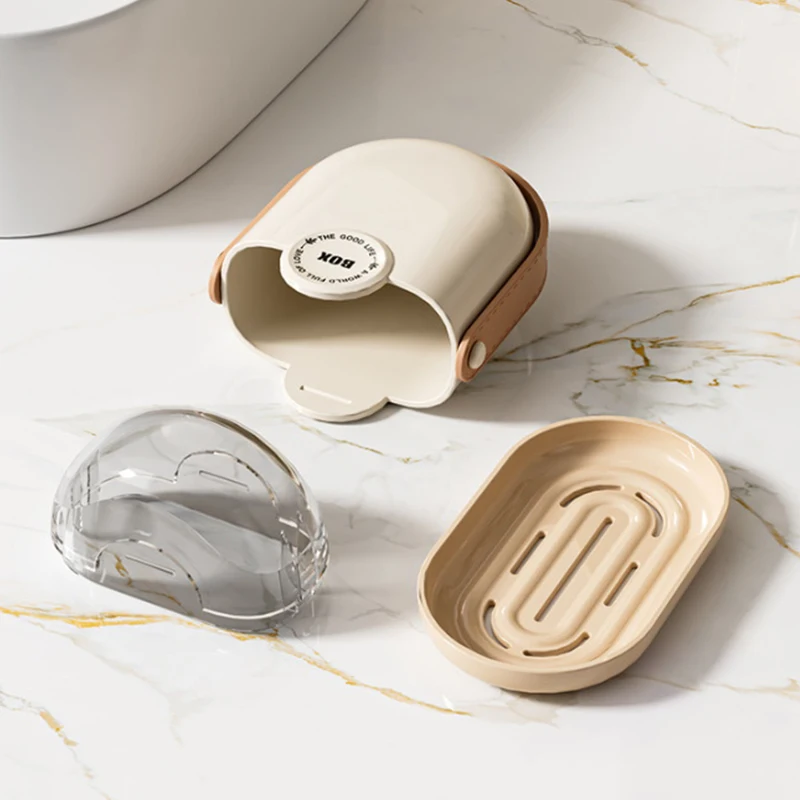 (●'◡'●)%(●'◡'●)Mini Soap Storage Box Is Convenient For Business Trips And Travel