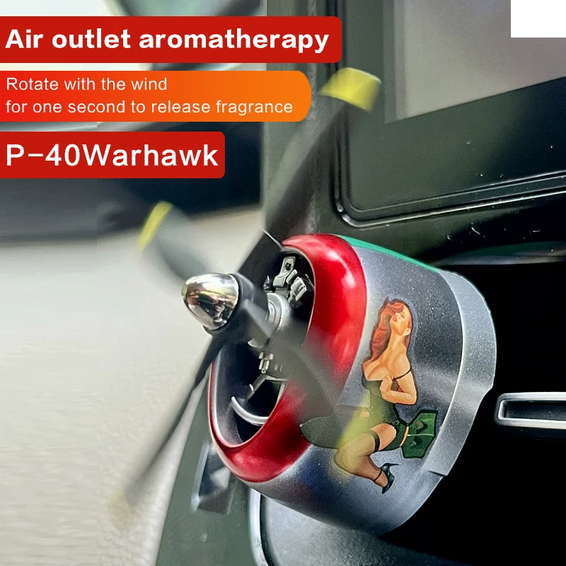 P47 ambientador de carro hélice rotativa saída de ar automática ventilador difusor decoração de fragrância automotiva para a maioria dos carros ventilação de ar