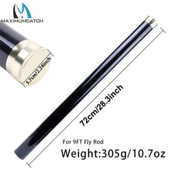 MAXCATCH Tubo de caña fibra de carbono con funda protectora