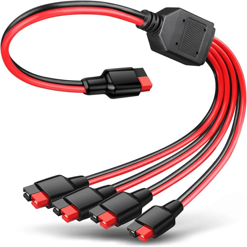 

Y-type 30A/45A Plug 1 to 4 Connection Lines 1 To 2/3 Power Cord Outdoor Solar Energy Battery Plug 30A 14AWG Switch Adapter Cable