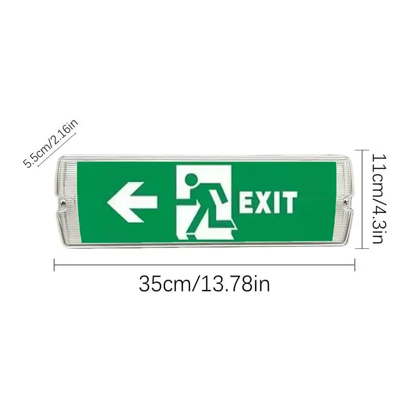 Light Up ป้ายทางออก ไฟ Orientation Super Bright ป้ายทางออกเพื่อความปลอดภัย LED ไฟแสดงสถานะการอพยพ ไฟป้ายทางออกไฟ Super