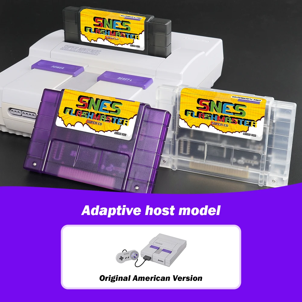 Игровая карта 3000 в 1 для Super Nintendo Everdrive с TF-картой 8 ГБ для игровой консоли SNES