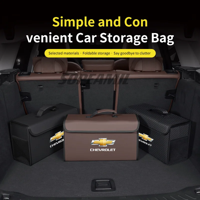 Коробка для хранения багажника автомобиля для Chevrolet Aveo Bolt Onix Cruze Spark Cavalier Colorado Lacetti Trailblazer Traverse