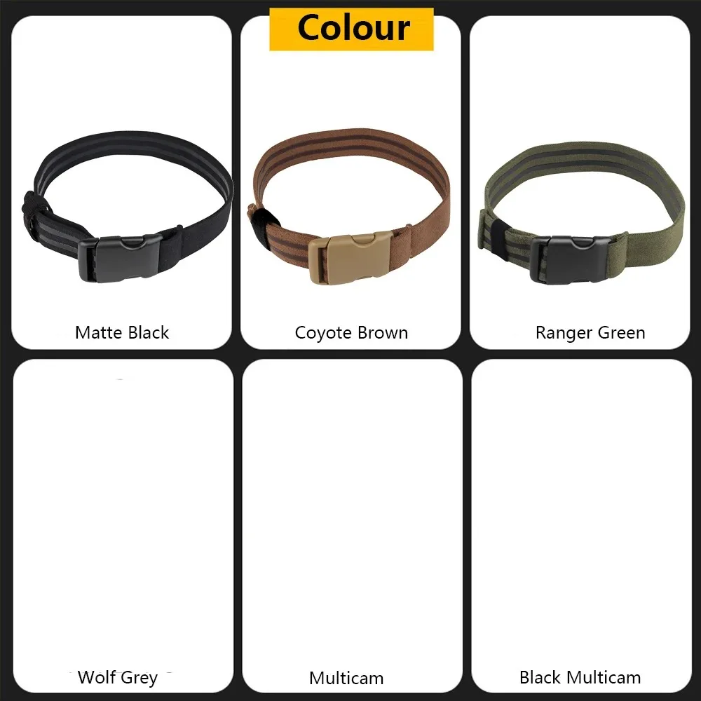 Tactically Leg Strap Belt for Holster Knife Elastic Thigh Strap Outdoors EDC Leg Hanger QLS Quick Release System view 6