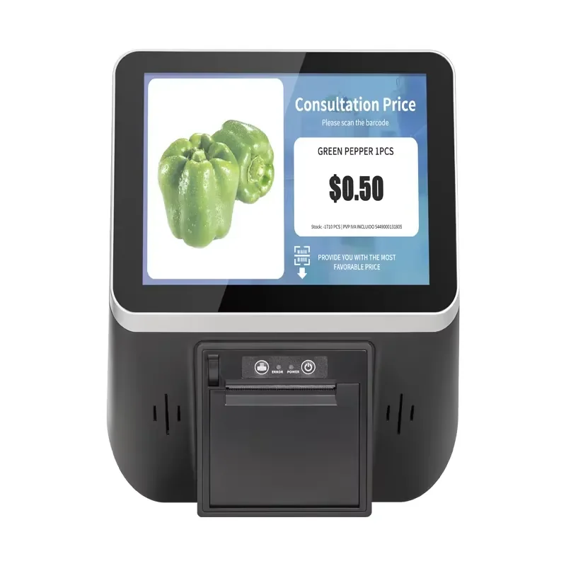 Mini Pos for Small Business Wall Mounting Touch Screen Pos Device Pos Register with Printer