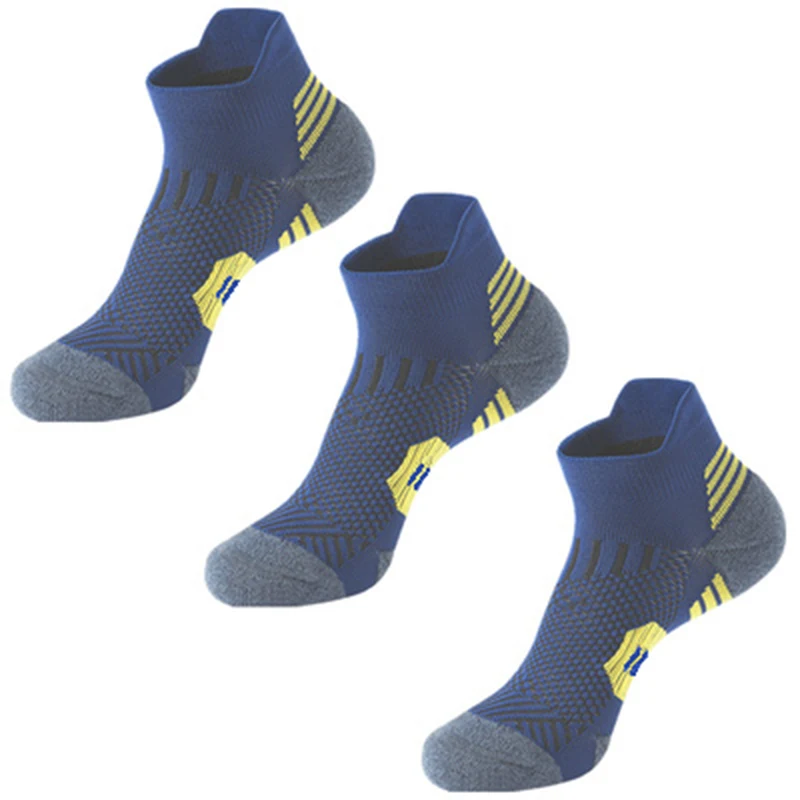 

Высококачественные профессиональные спортивные носки для фитнеса, нескользящие носки для бега с полотенцесушителем, мужские и женские короткие быстросохнущие тренировочные носки