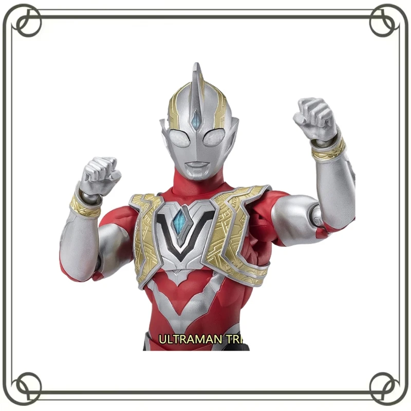 BANDAI Limit SHF Ultraman Trigger Powerful Form Collection Ornament Keepsake Holiday Gifts  Action Figures Model Kids Toy