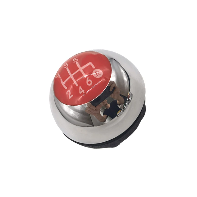 Gear Knob Hand Ball For Fiat 500 2012 2013 2014 2015 2016 2017 2018 5 6 Speed Shift Knob Lever Shifter Car Styling Accessories