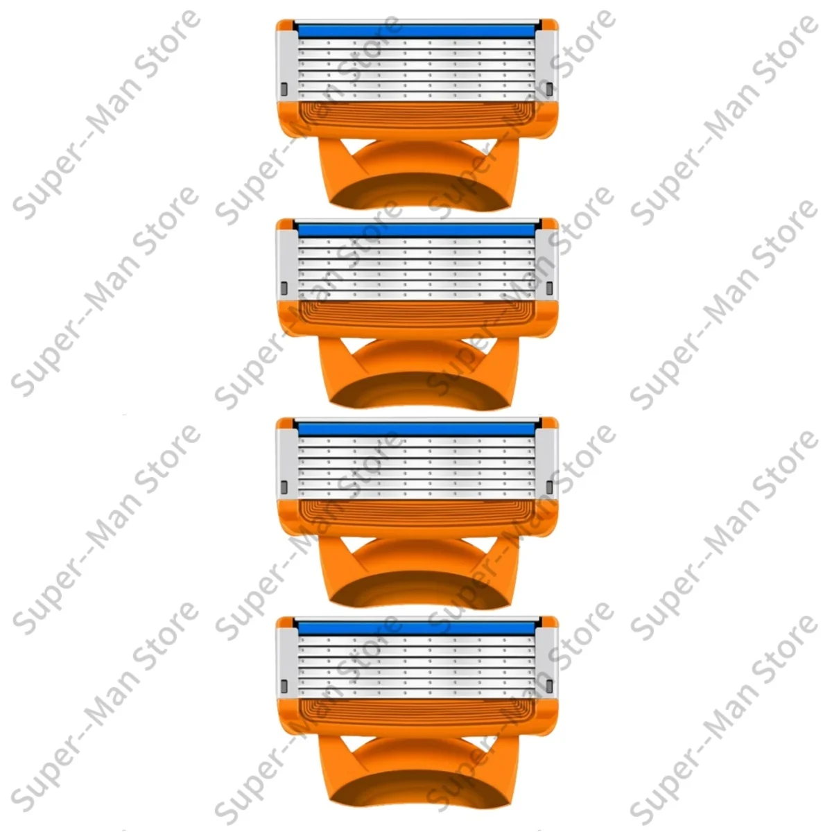 Nieuwe echte Fusion 5 Scheermes 5-Layer Blades Scheren Machine mannen Handleiding Scheerapparaat Gezicht Ontharing Glad Scheren Veiligheid Scheermes