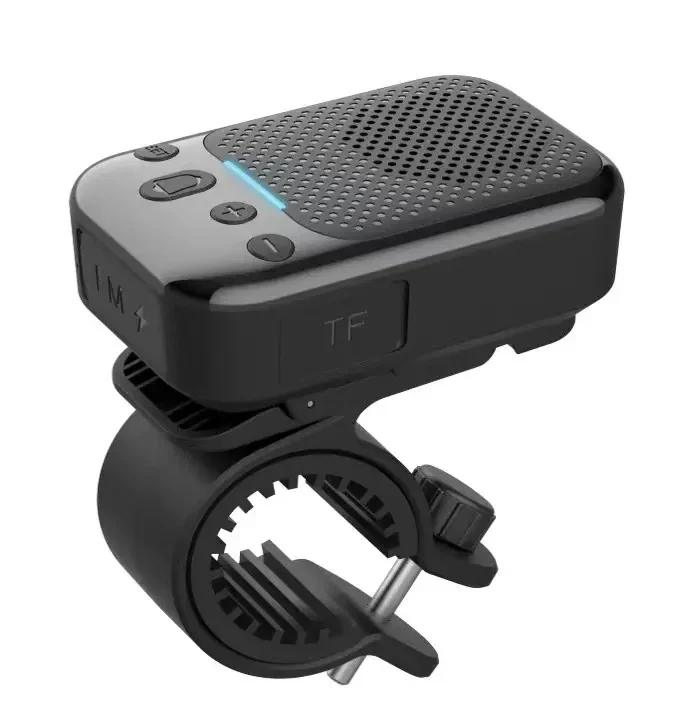 Speaker Bluetooth Mini Multifungsi 2-in-1 Seri TWS dengan Klip Belakang, Praktis untuk Aktivitas Luar Ruangan, Pemutar Kartu FM/TF, Tahun 2025