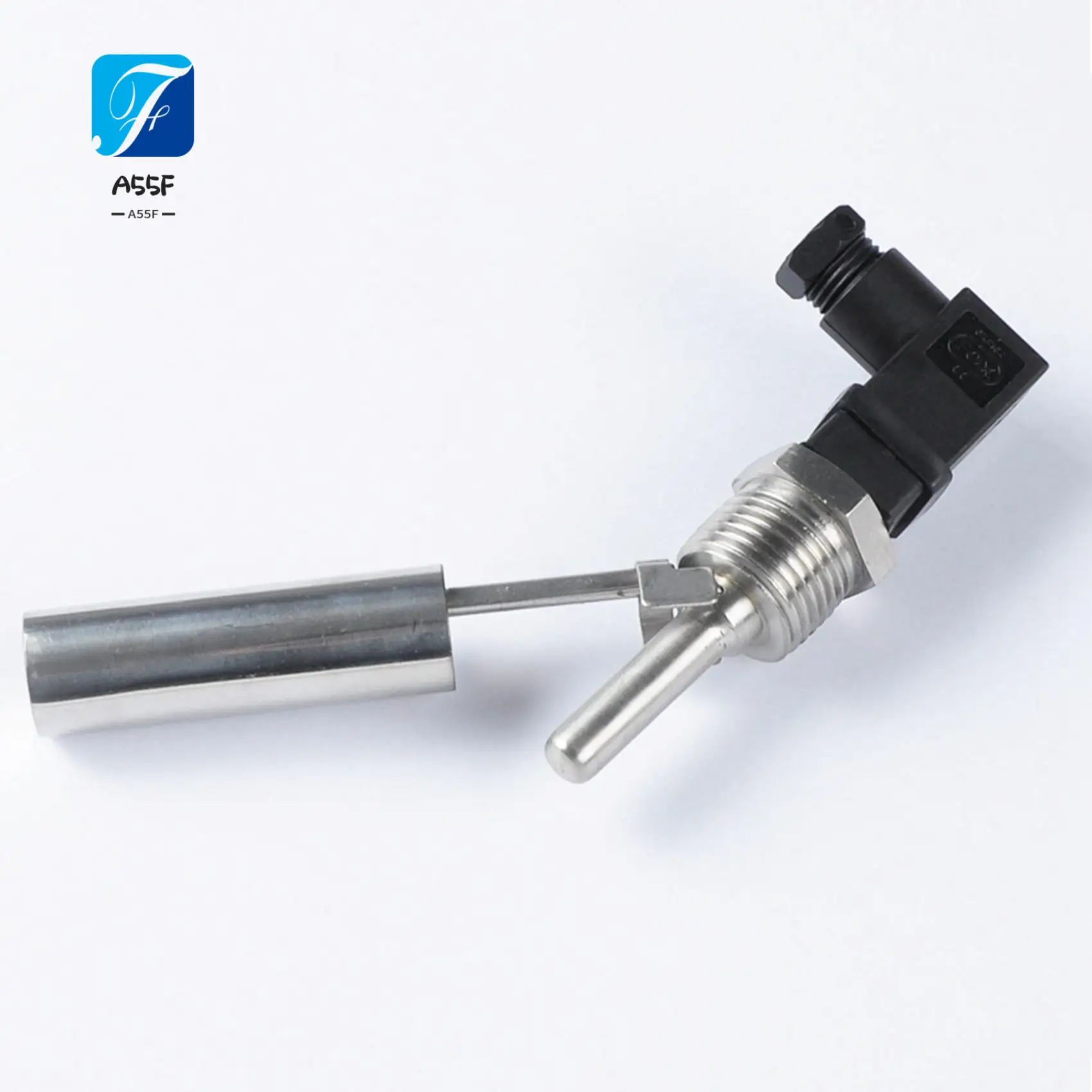 

A55F-1PC Поплавковый датчик уровня жидкой воды Поплавковый выключатель с боковым креплением Безопасная нержавеющая сталь до 220 В