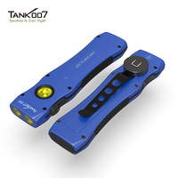 Tank007 Blue Magnetic Flashlight Portable Lantern Outdoor Camping Adventure Lighting Motorcycle Repair Inspection Flashlight