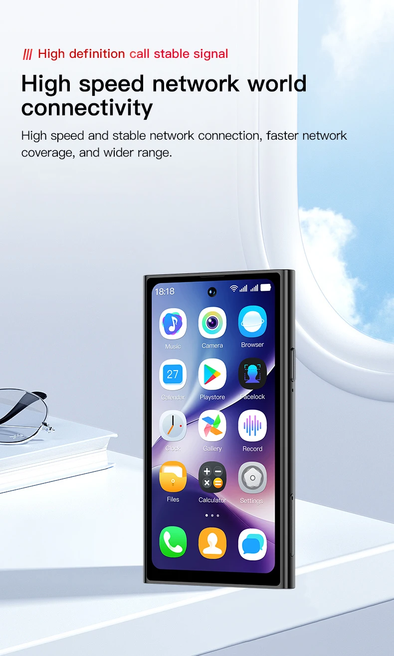 ONEMYTH S25 Pro 3G Smartphone 4.0inches MTK 2GB RAM 16GB ROM Dual SIM Card 5MP 2000mAh Type-C Android Cellphone Face Unlock