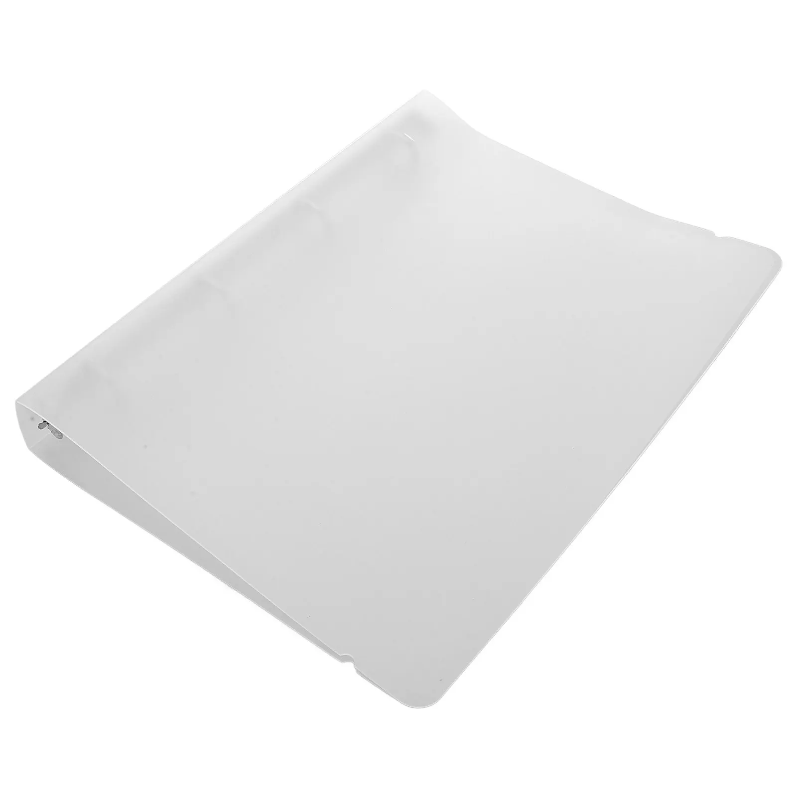 Matte Finish A4 PP File Folder Binder with Heavy-Duty Stainless Steel Clip Elastic Closure Lightweight Portable for Office