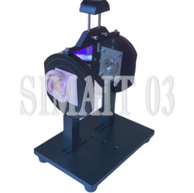 Headphone Test Stand with IEC711 Ear Simulator - R&D Frequency Response Curve Measurement