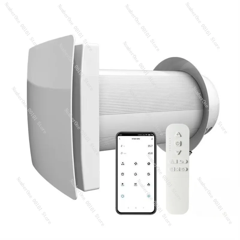 Wall-Mounted ERV for Single Room Heat Recovery Ventilation
