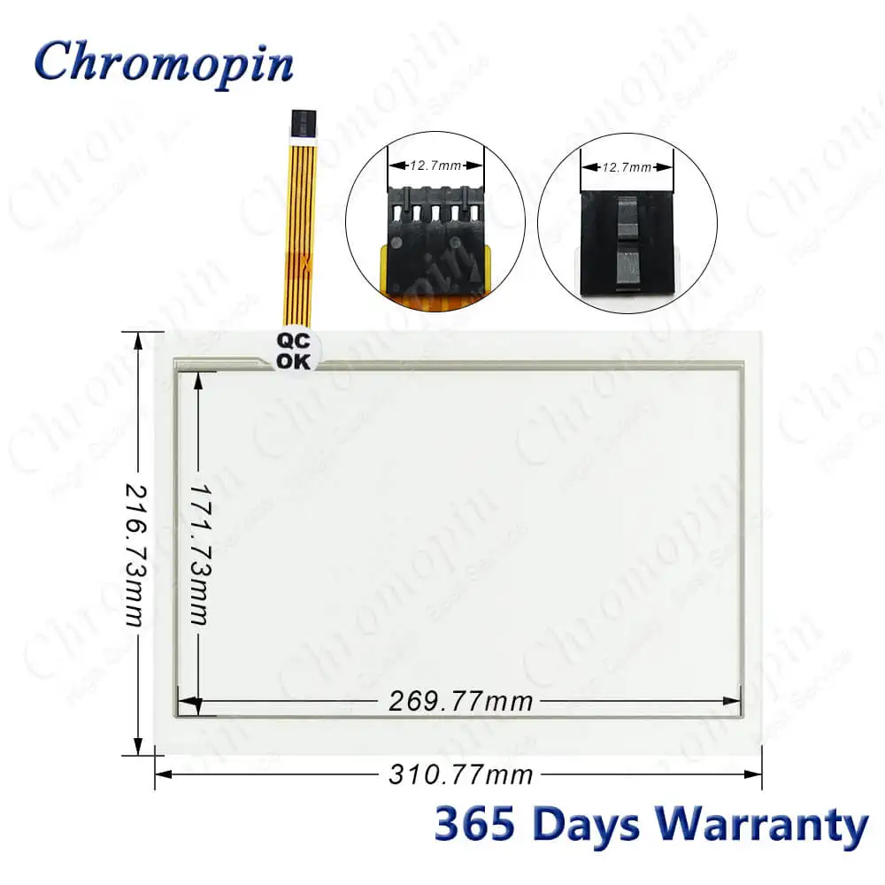 Touch Screen Panel Glass Digitizer for 6AV7230-0CA20-0BA0 6AV7 230-0CA20-0BA0 IPC377E 12 Touchscreen Glass with Protective Film