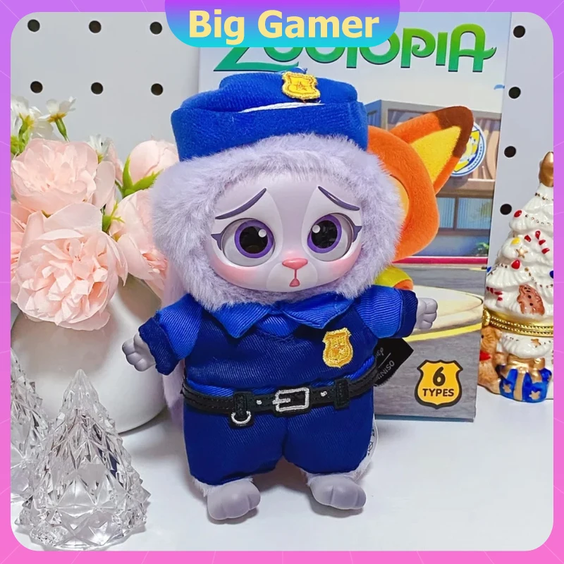 

Подарок на Хэллоуин Zootopia, очаровательные фигурки Ника и Джуди, плюшевые куклы-сюрпризы, куклы-персонажи, загадочная слепая коробка, коллекционная