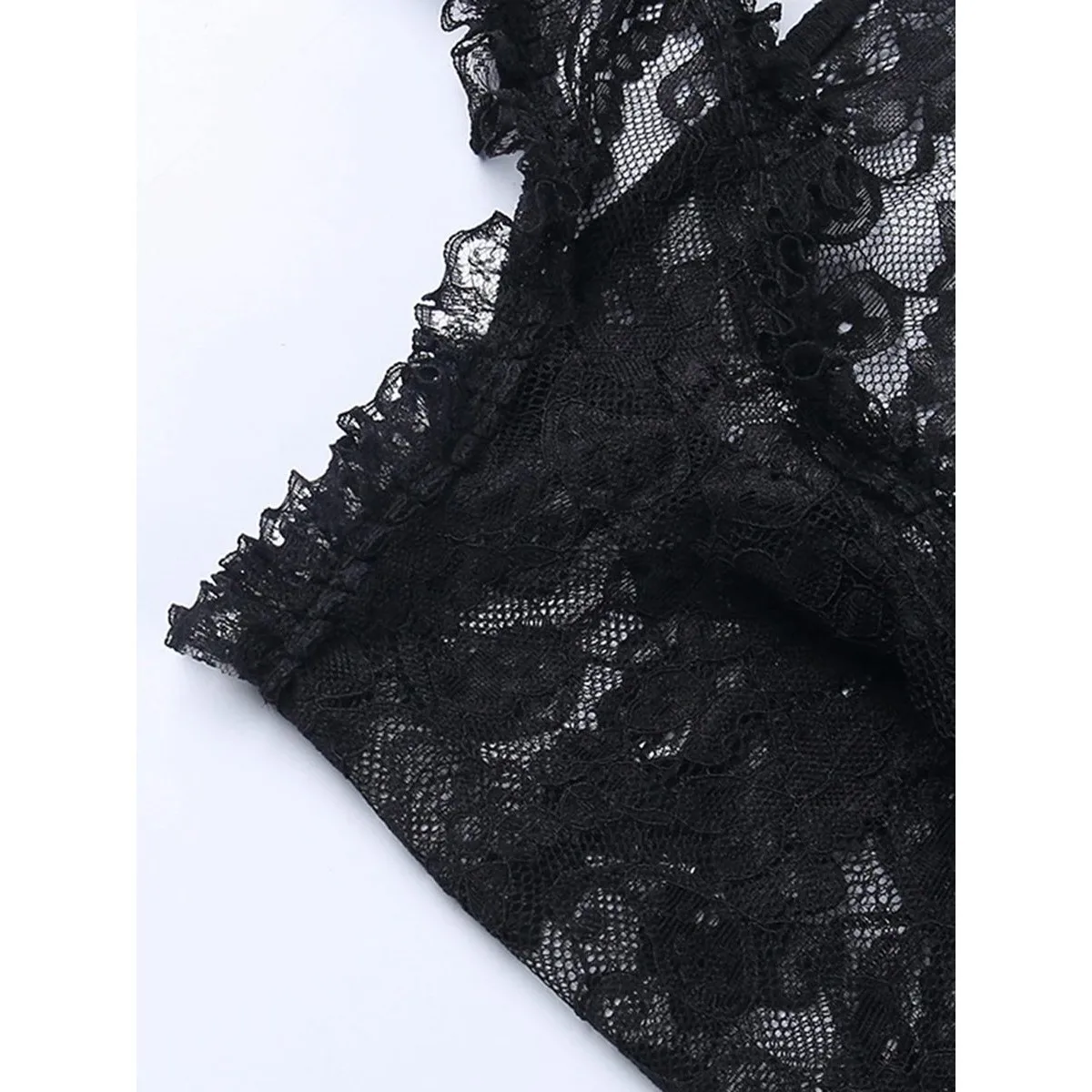 Gothic Queen Lace Sug Crop Tops Damen Halloween Kostüm Cleanfit Sle PU Leder Anderes Material 00 % Winterkollektion