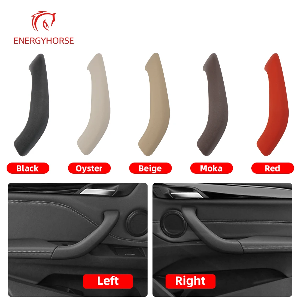 Car Interior Door Handle Cover Trim Inner Handle Pull Trim Cover Auto Accessories For BMW X1 X2 F48 F49 F39 2017-2023