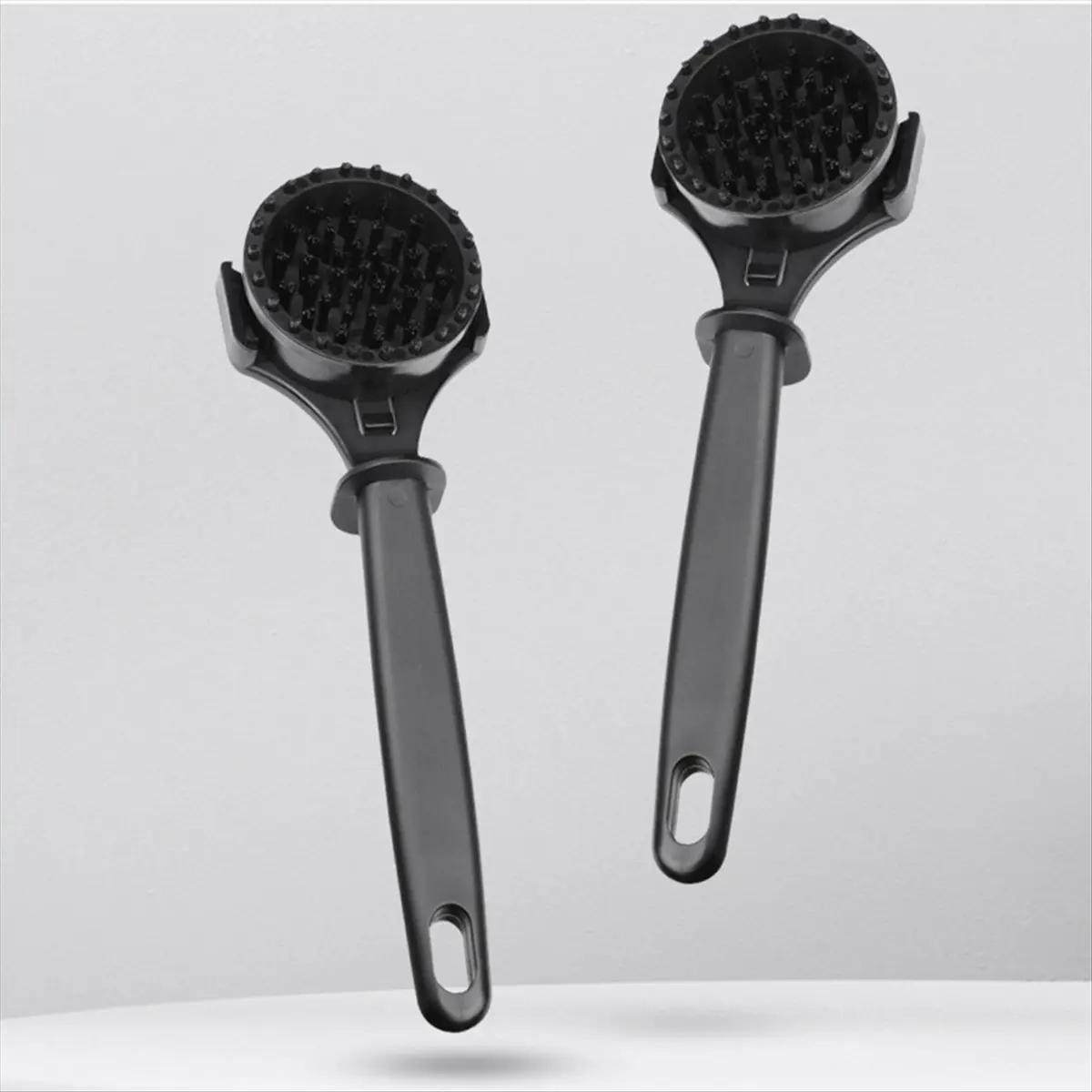 A47T 54mm Coffee Machine Brush Cleaner Removable Coffee Maker Espresso Group Cleaning Round Brushes Cleaning Tool