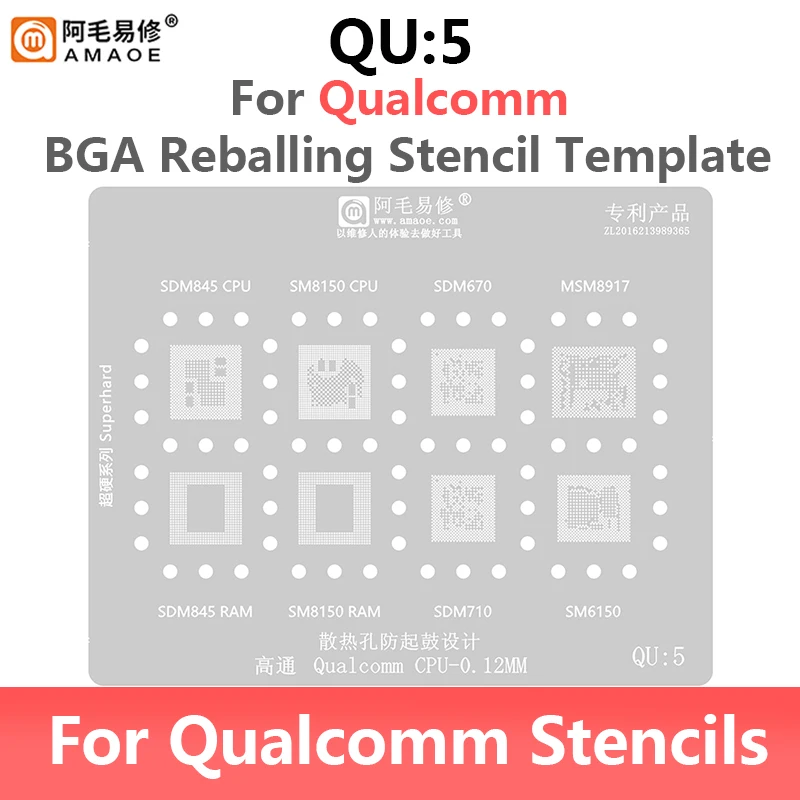 Amaoe QU5 Stencil Details