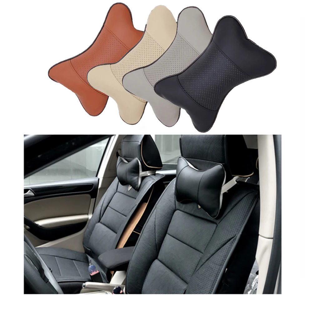 Car Seat Headrest Restraint Auto Safety Head Neck Rest Pillow Cushion Pad Breathable Mesh Black Car Seat Neck Protector Pillow