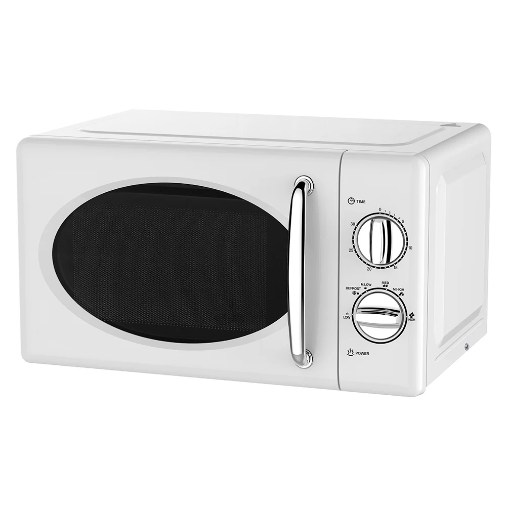 Factory Hot Sale White Multi-Function Table Antique Retro Mini Steam Microwave Oven 220V 20L With Grill