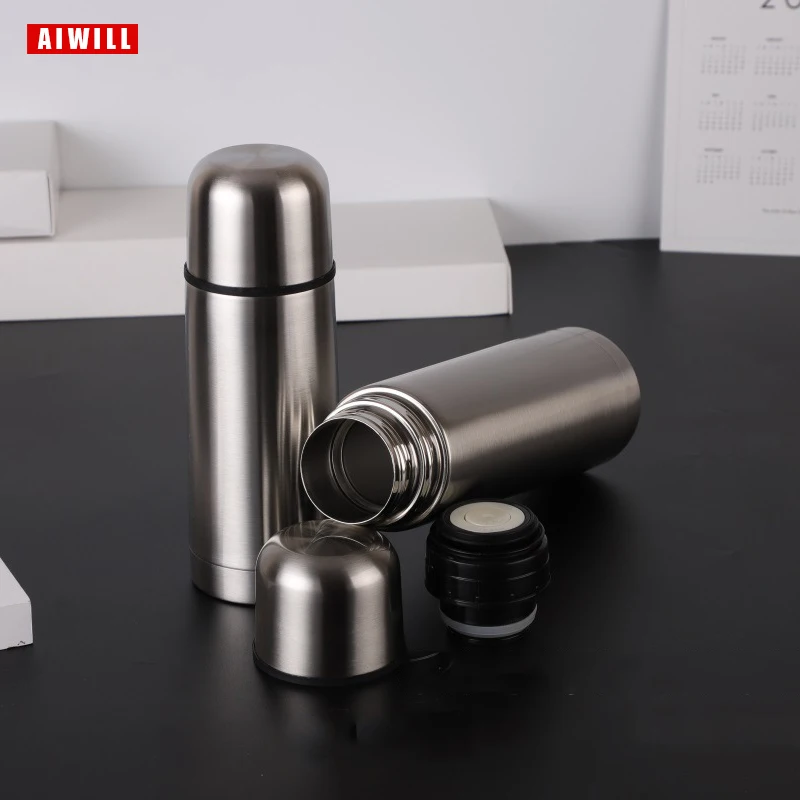 AIWILL 350/500ML Coffee Thermos Water Bottle  Stainless Steel  Vacuum Flask Thermoses Travel Mug Thermo Cup Thermos Coffee Mugs