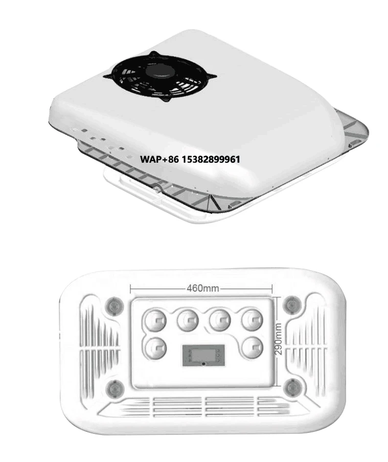 رقيقة الحجم على السطح مكيف الهواء شاحنة متنقل RV قارب يخت Minivans التيار المتناوب Uni 12 فولت 24 فولت مكيف الهواء