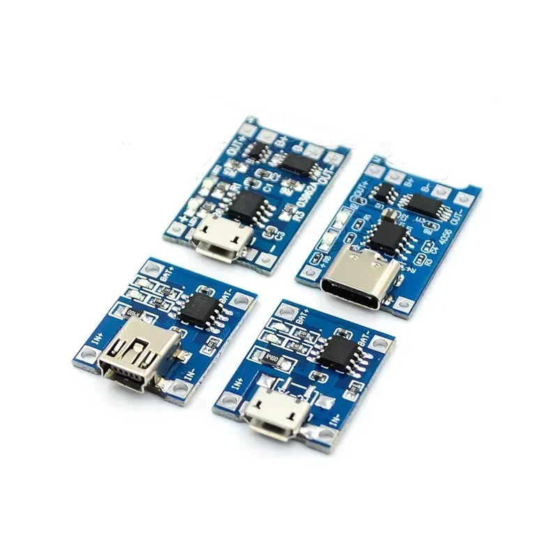 1PCS Type-c Mini Micro USB 5V 1A 18650 TP4056 Li-ion Lithium Battery Charger Module Charging Board With Protection Dual Function